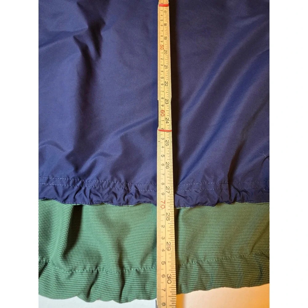 Men's Reversible Short Sleeve Golf Pullover Jacket‎ Blue Green Sz L